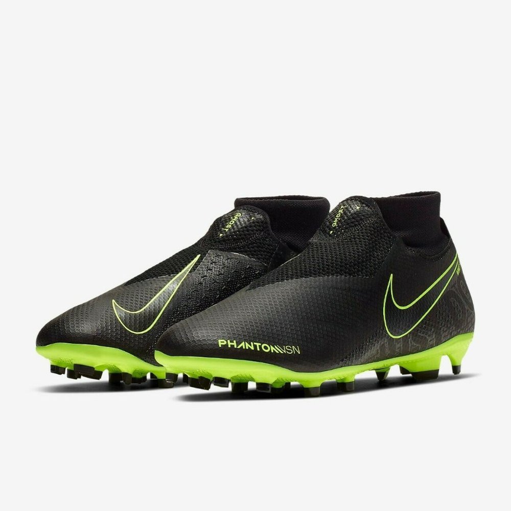 Nike Phantom Vision Pro DF FG Black Soccer Cleats